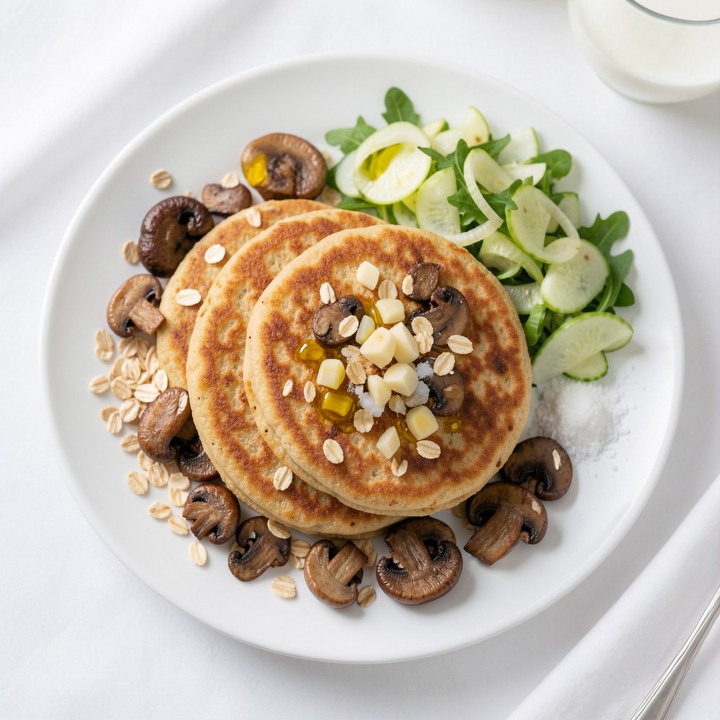 Placki z pieczarkami