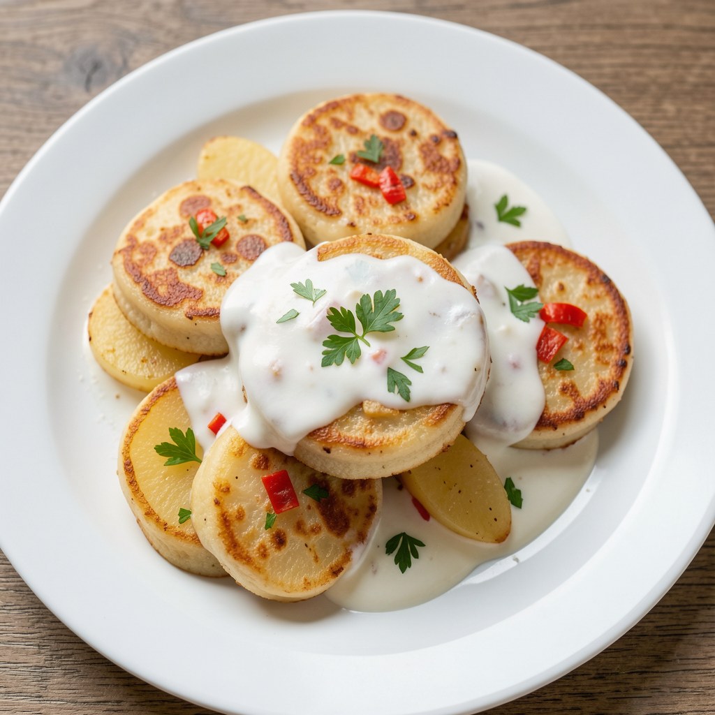 Sernik alpejski z bryndzą