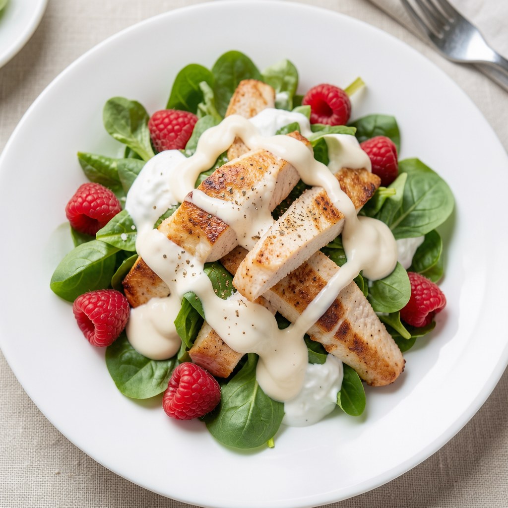 Sałatka z truskawkami