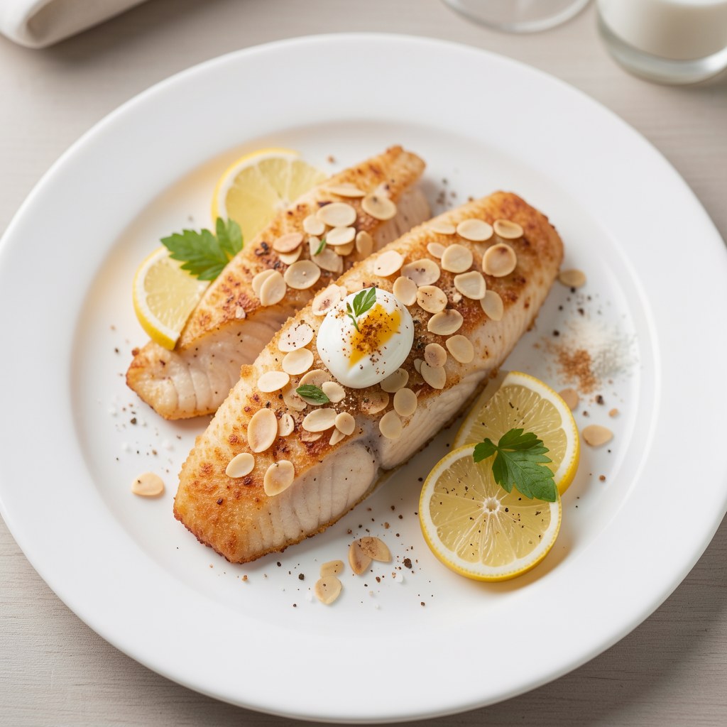Ryba z migdałami