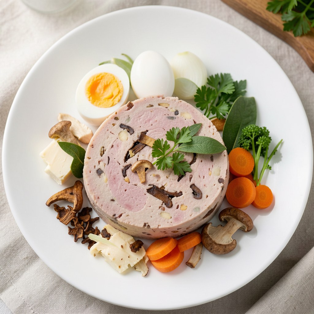 Pasztet mieszany o smaku grzybowym