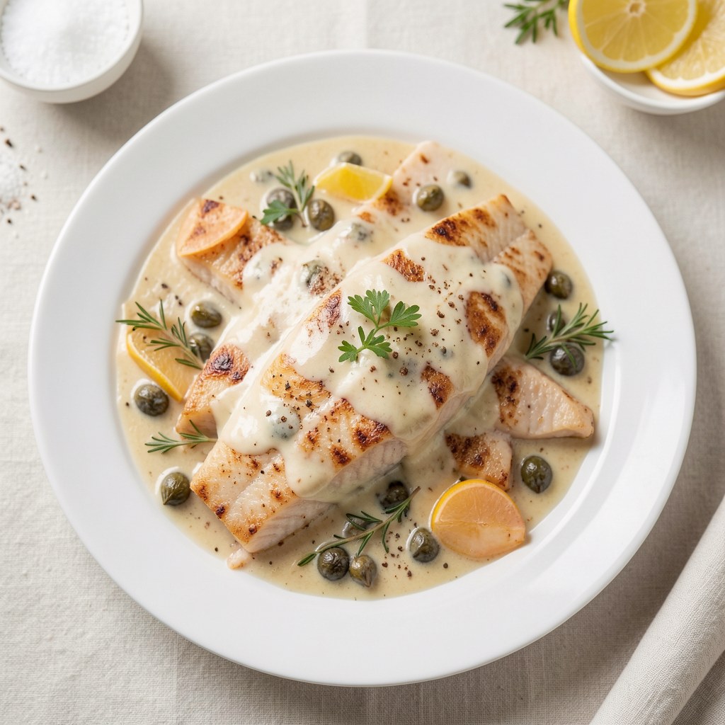 Ryba w sosie koperkowym