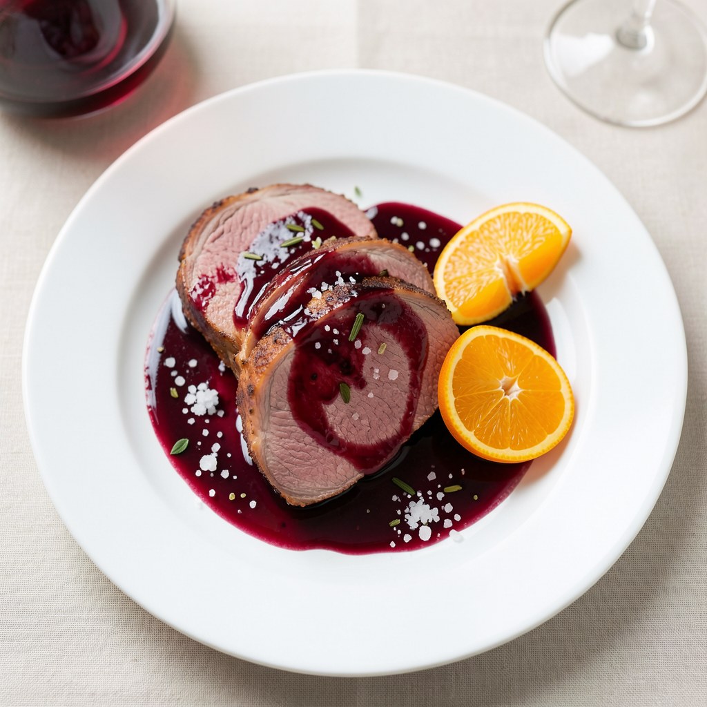 Sos żurawionowy z winem