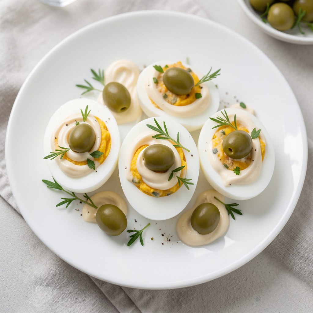 Jajka z oliwkami