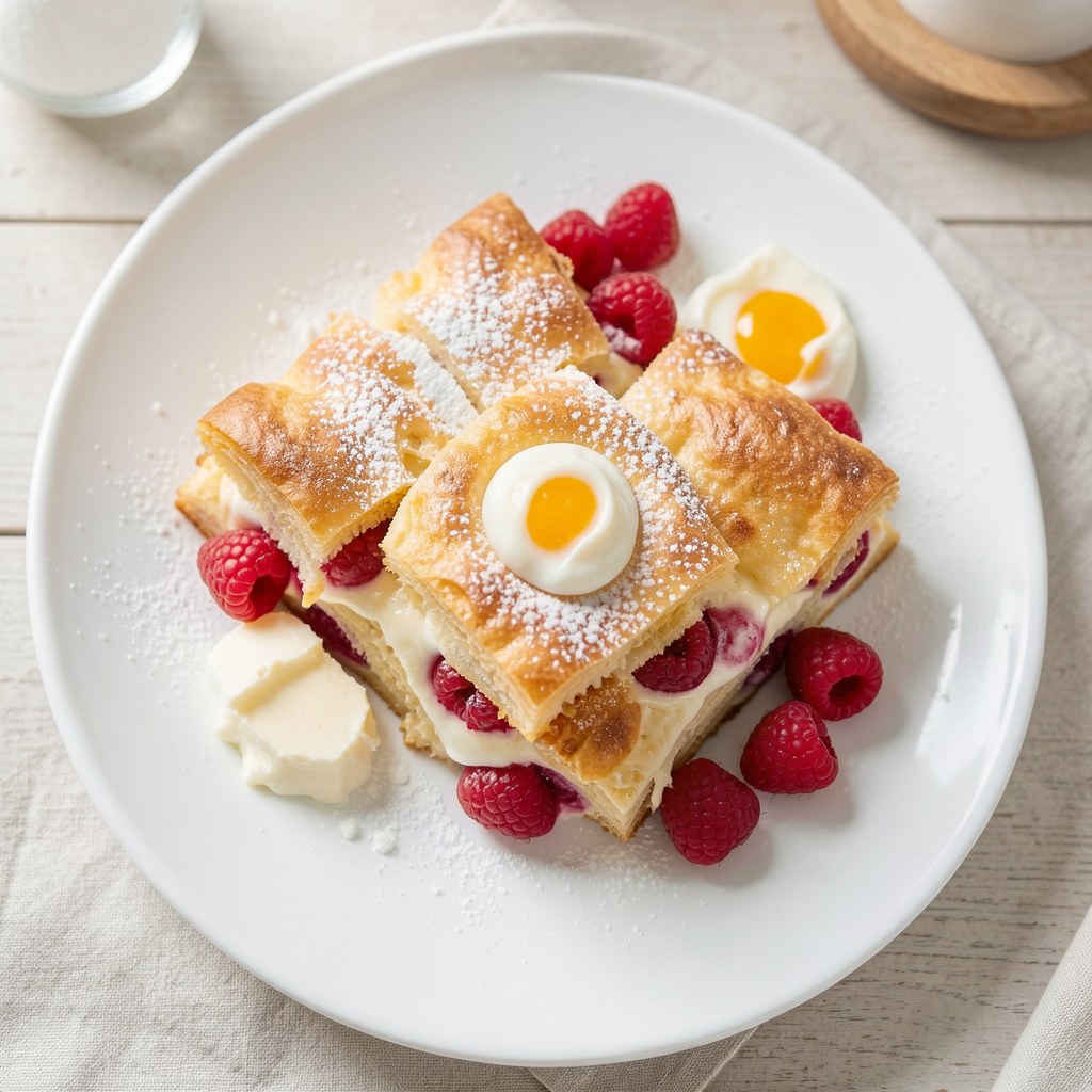 Placek z truskawkami