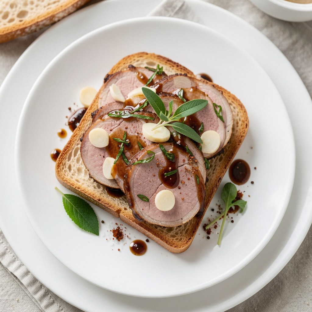 Gotowany boczek do chleba