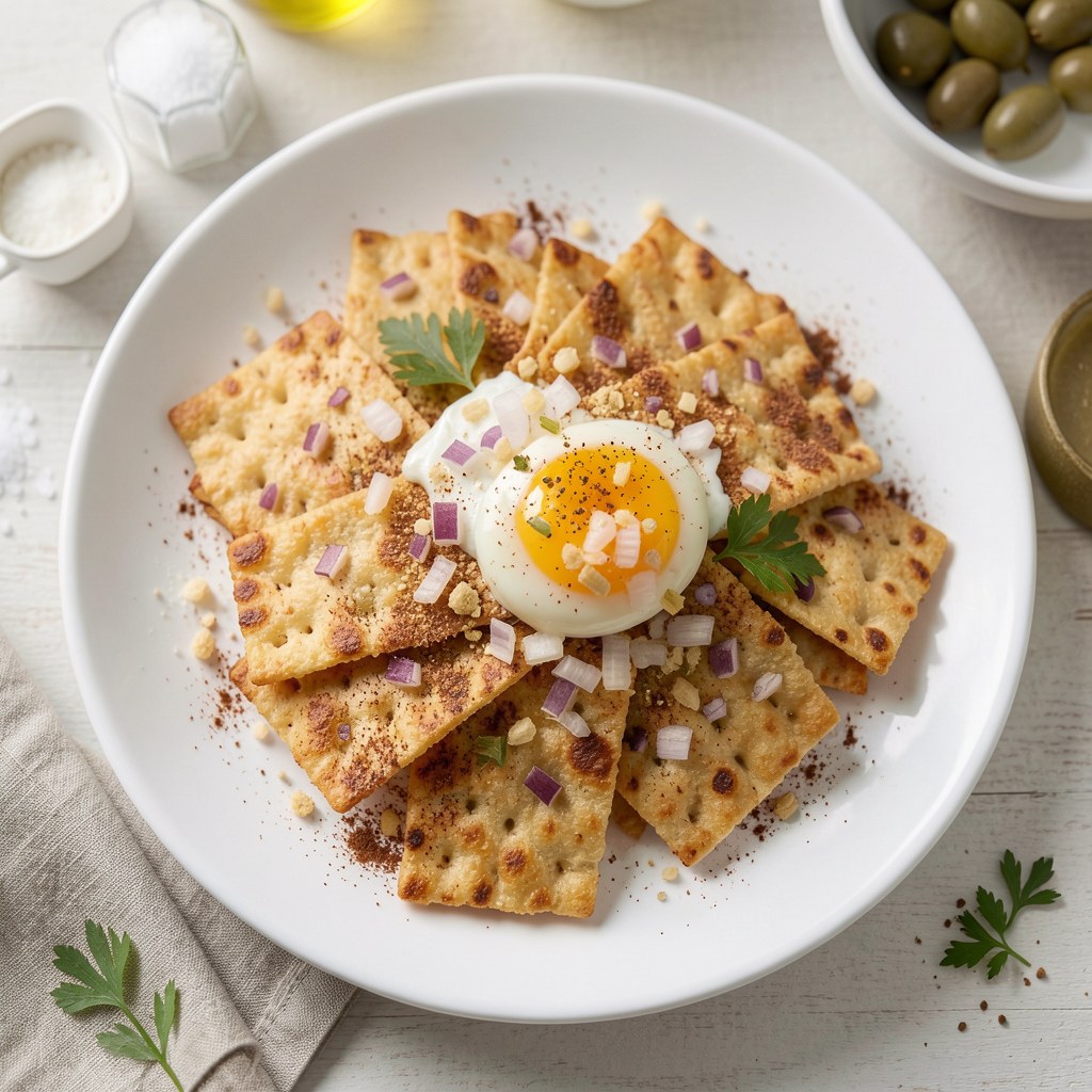 Krakersy z cebulą i makiem