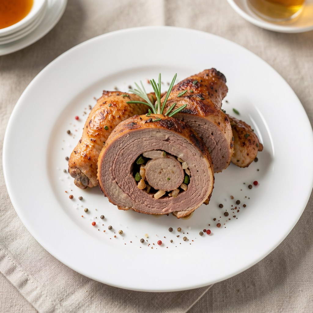 Rolada wołowo-drobiowa