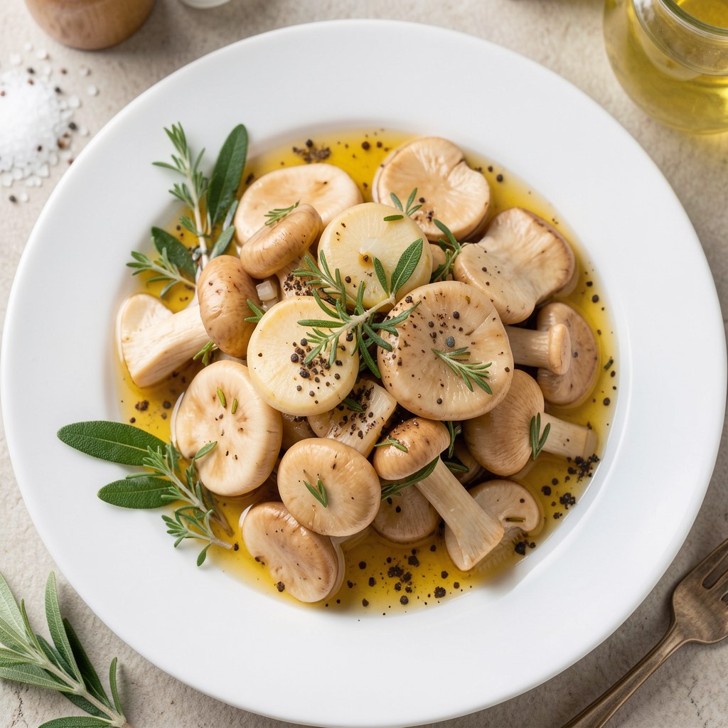 Marynowane prawdziwki z cebulą