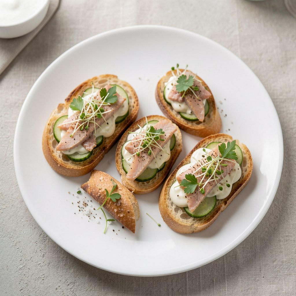 Kanapeczki makrelowe