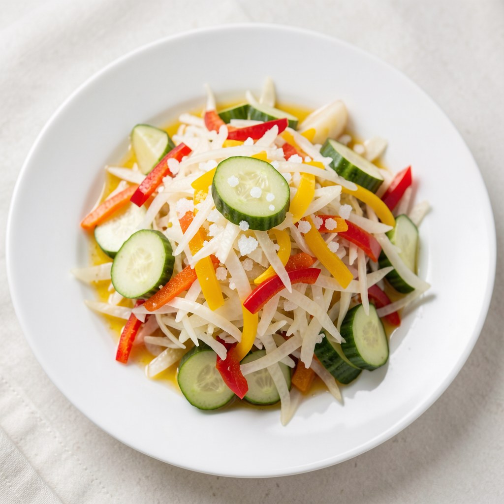 Sałatka z kapusty białej z papryką