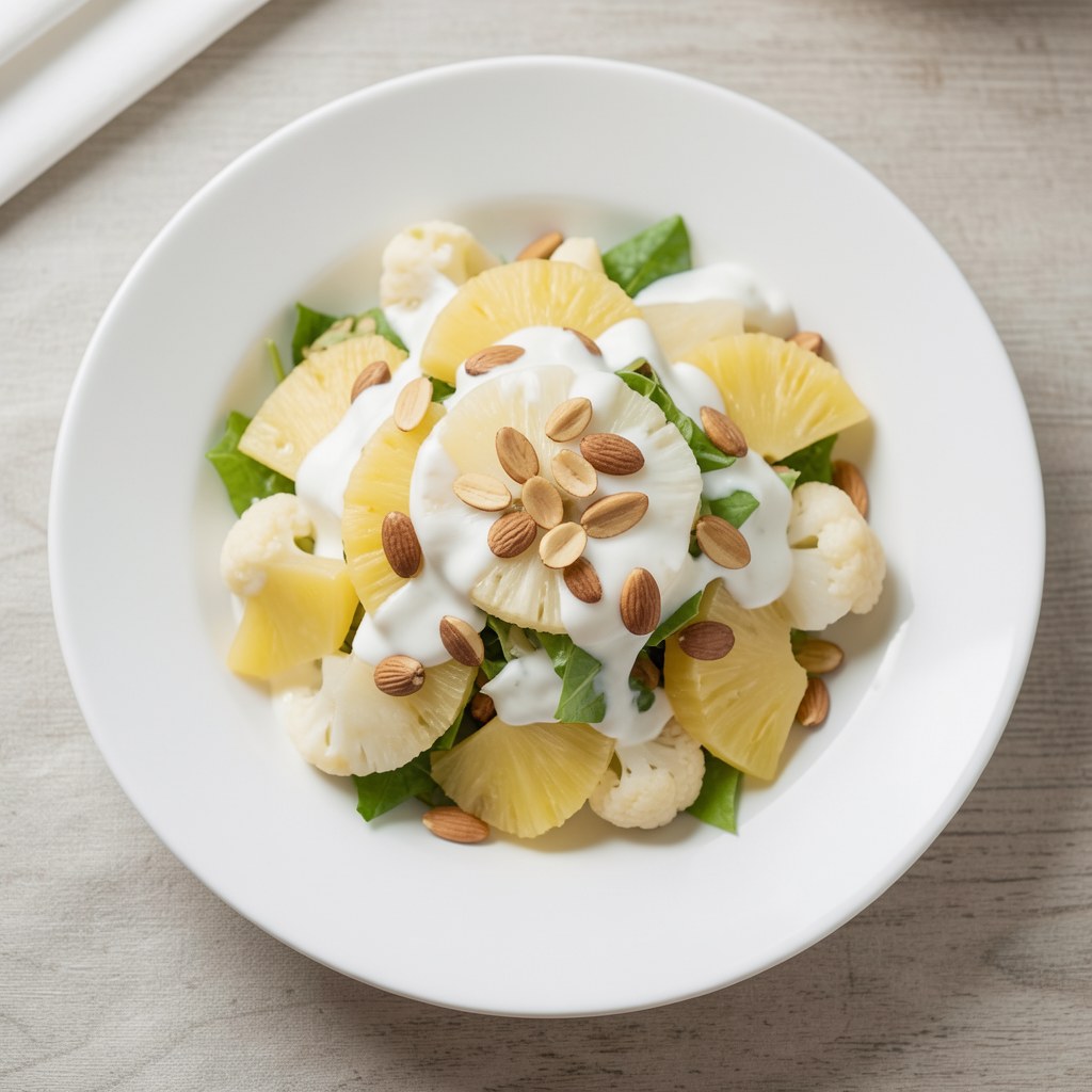 Sałatka kalafiorowo-ananasowa