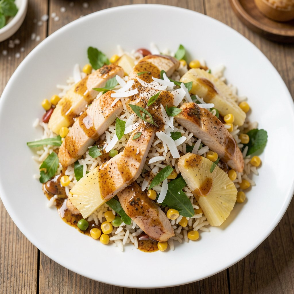 Sałatka ryżowa po tajsku