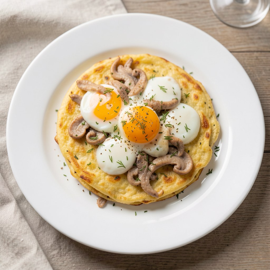 Jajecznica z wątróbką