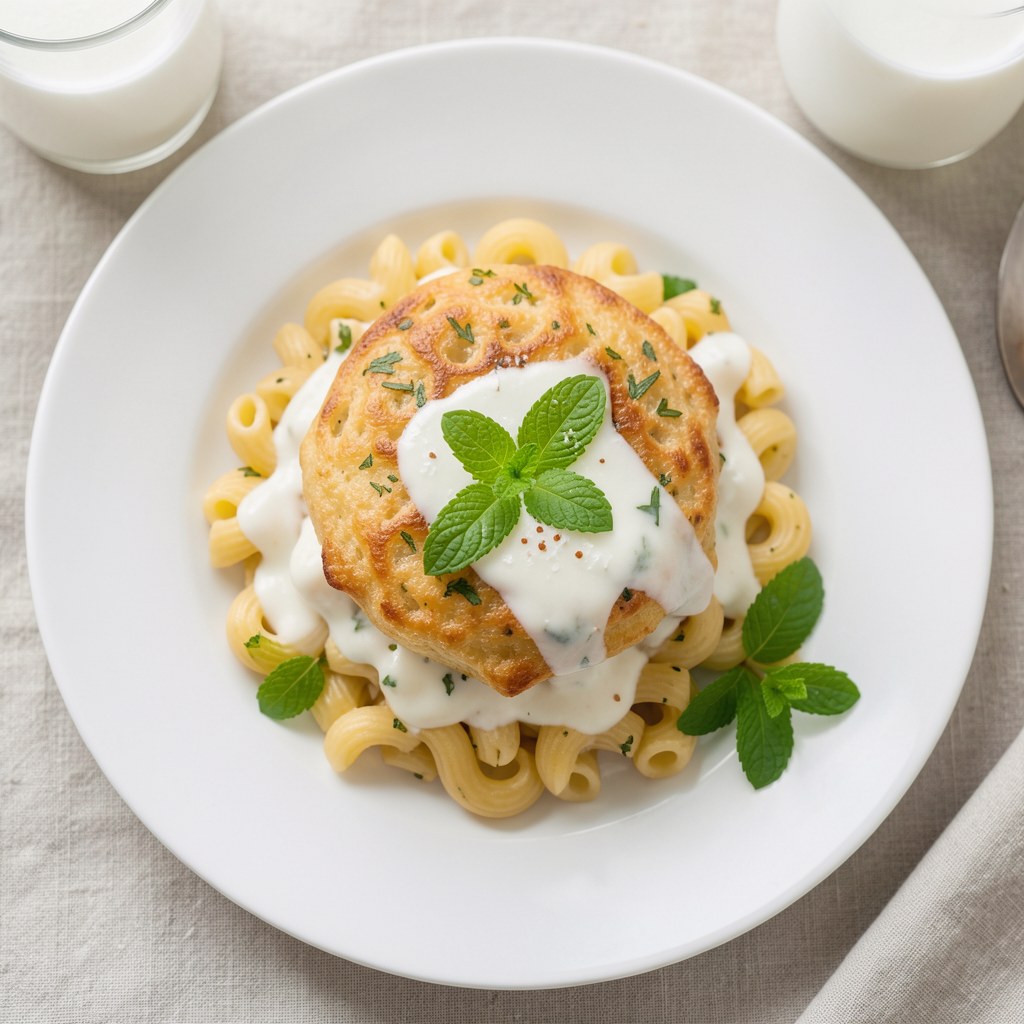 Makaron zapiekany z serem