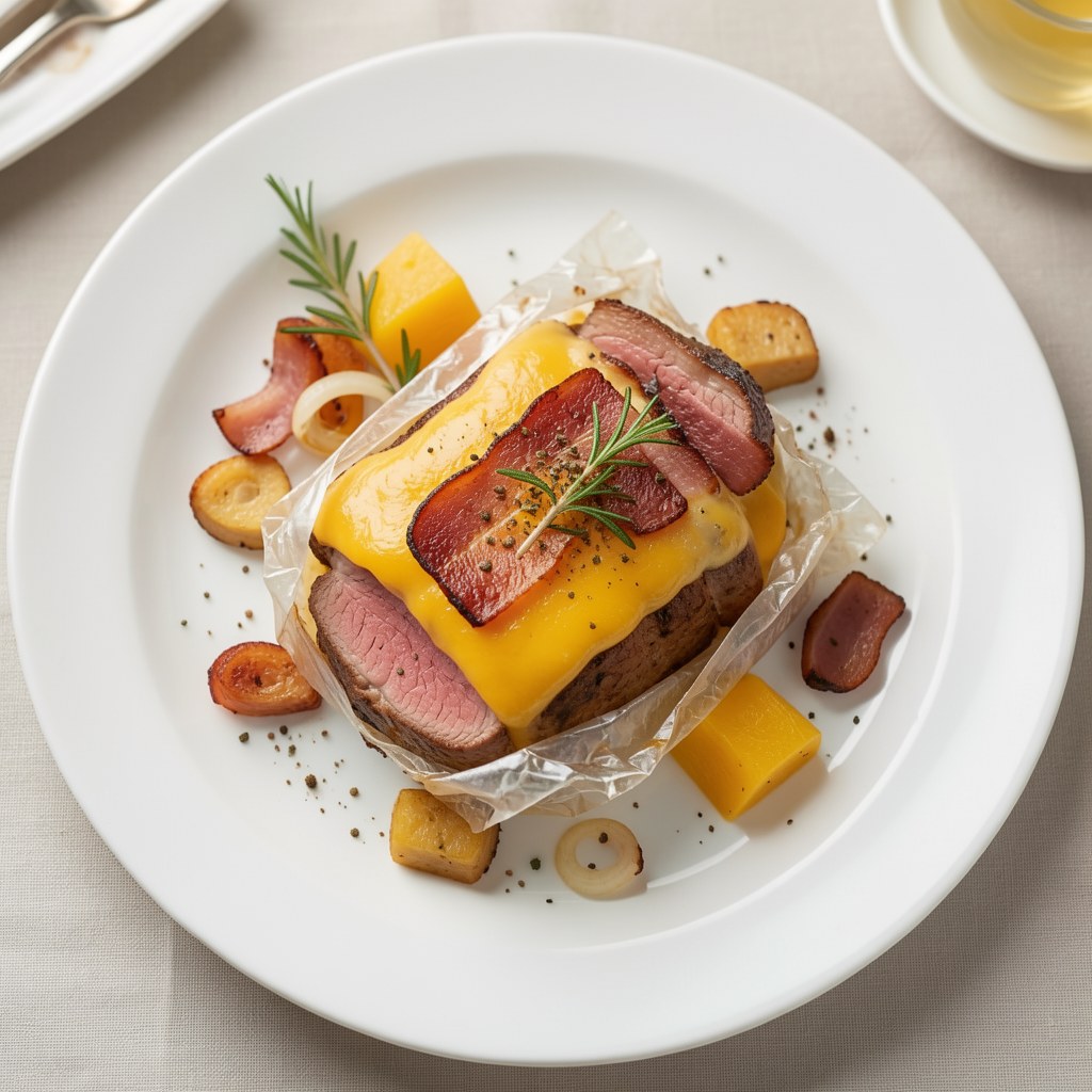 Polędwica wołowa z serem