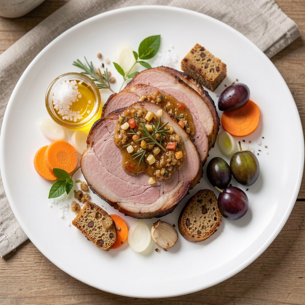 Szynka wieprzowa z kurnej chaty