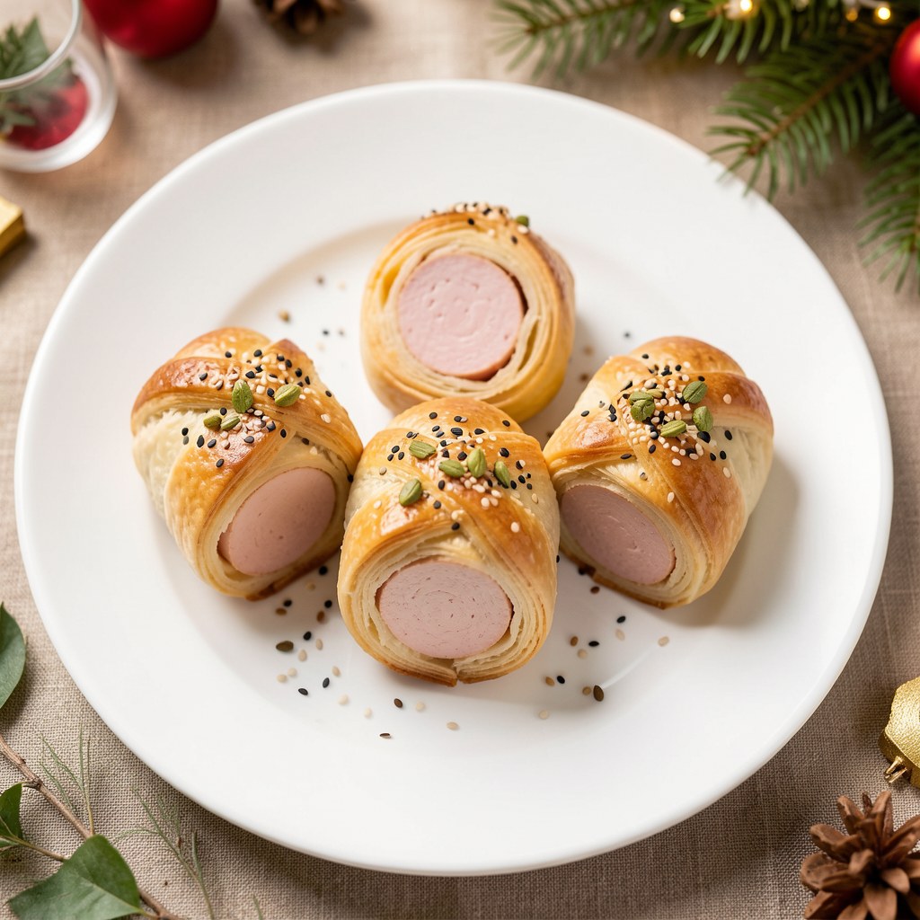 Biała kiełbasa na świąteczny stół