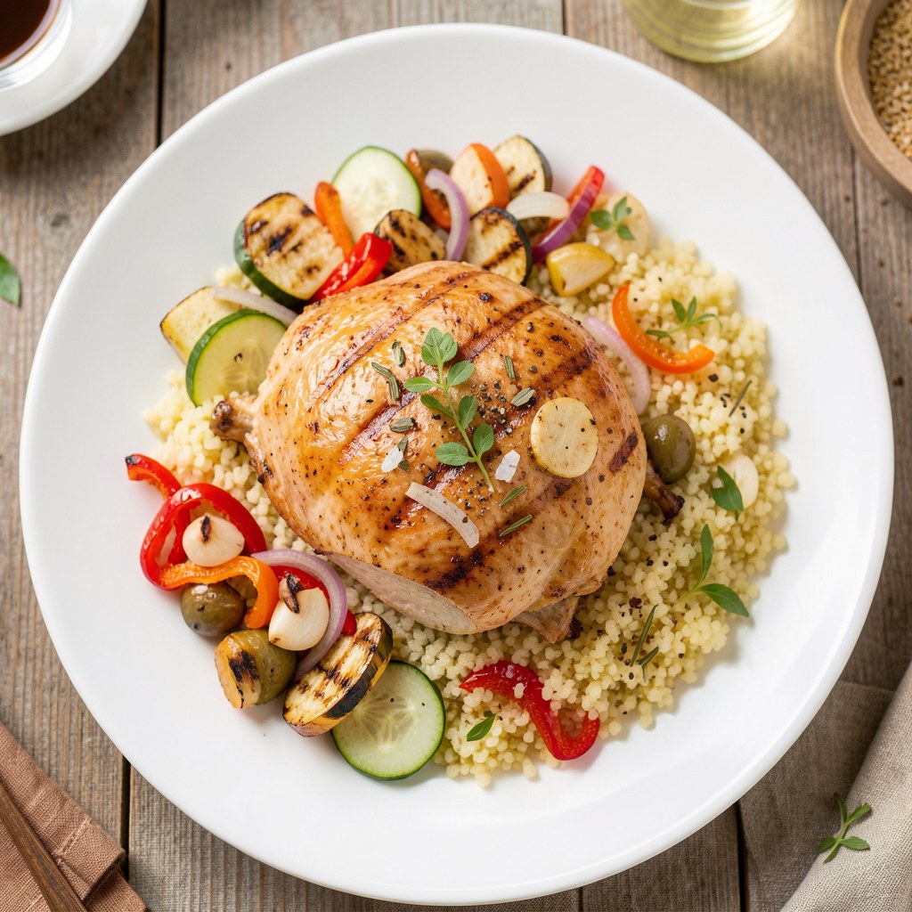 Indyk z warzywami i kuskusem