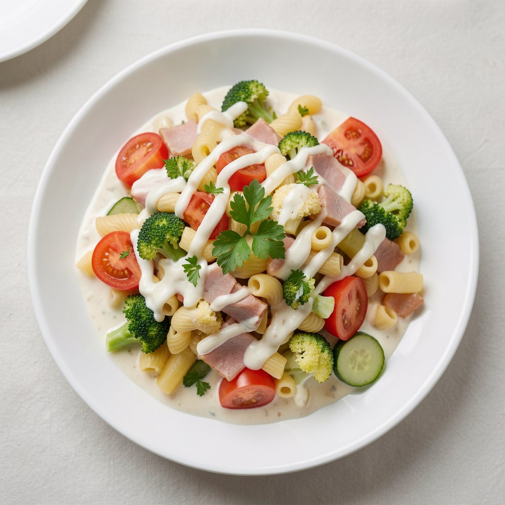 makaron z brokułami