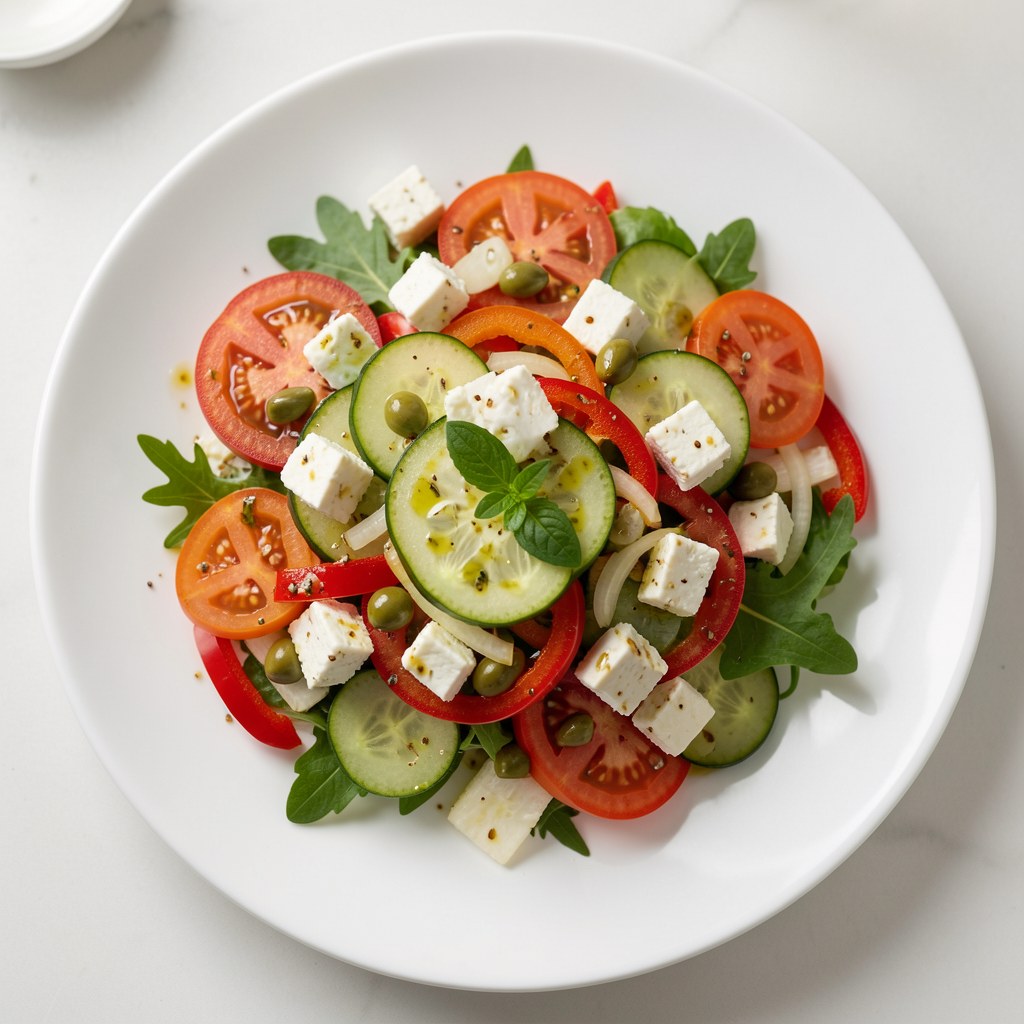 Sałatka z serem feta