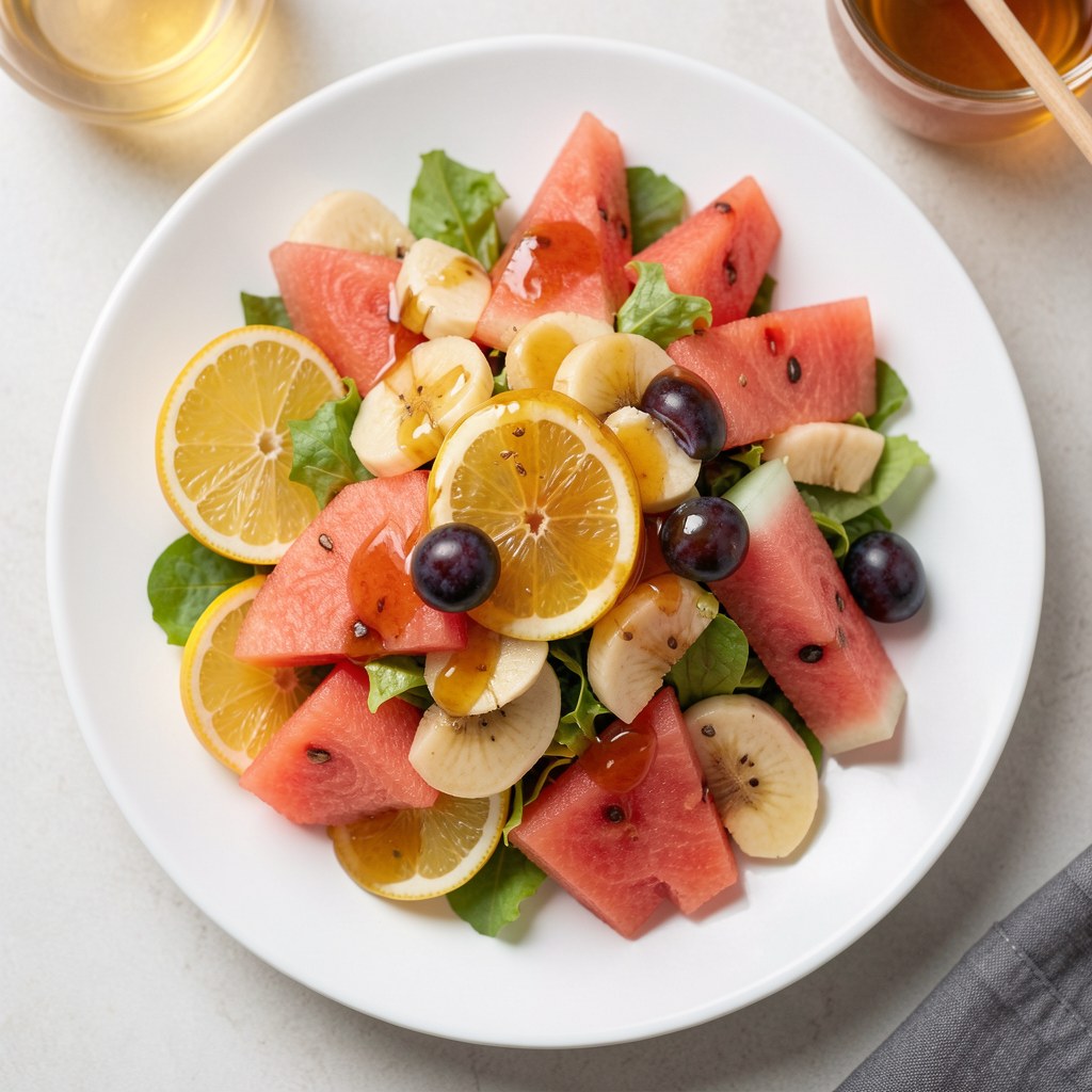 Sałatka arbuzowo-gruszkowa