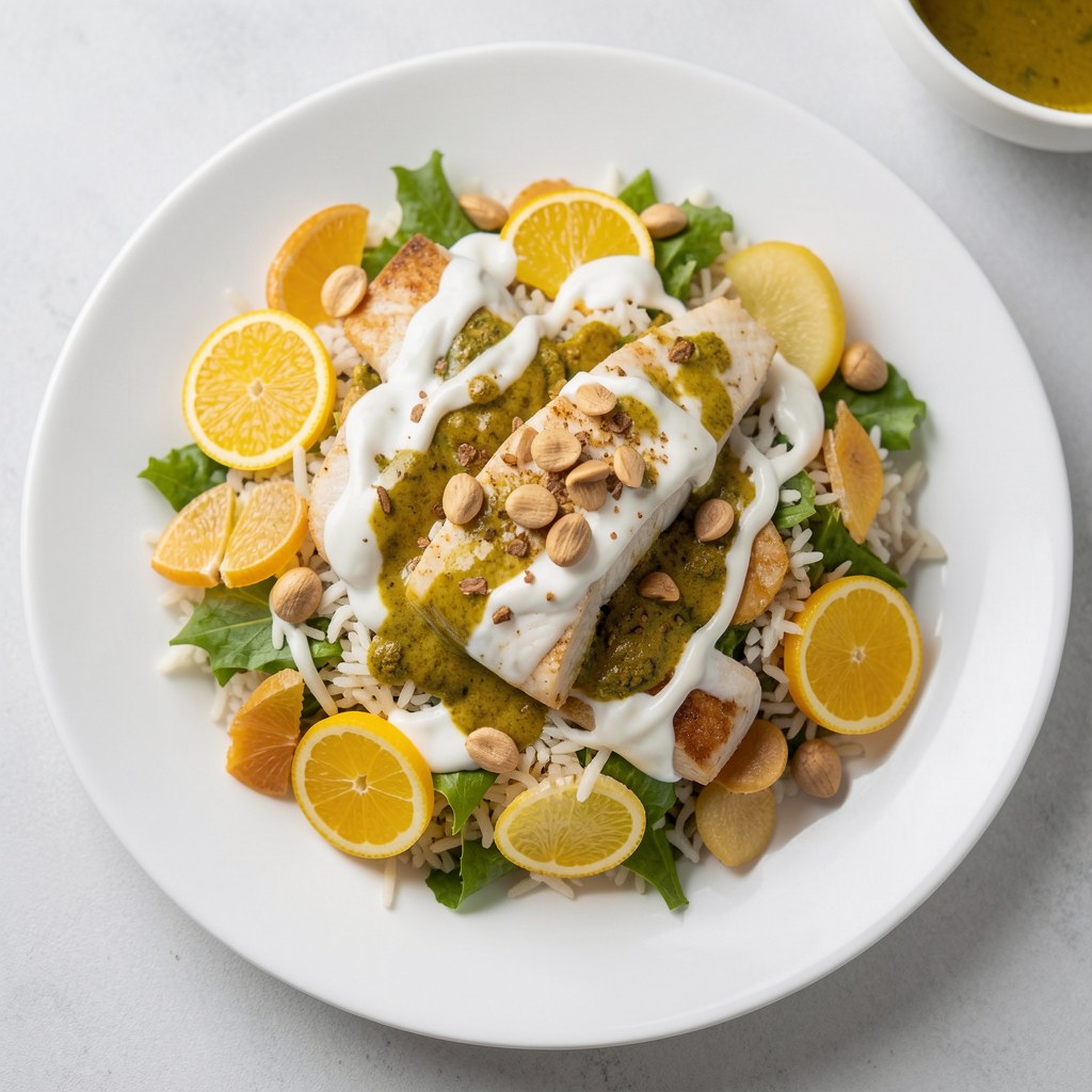 Sałatka z Białej Ryby