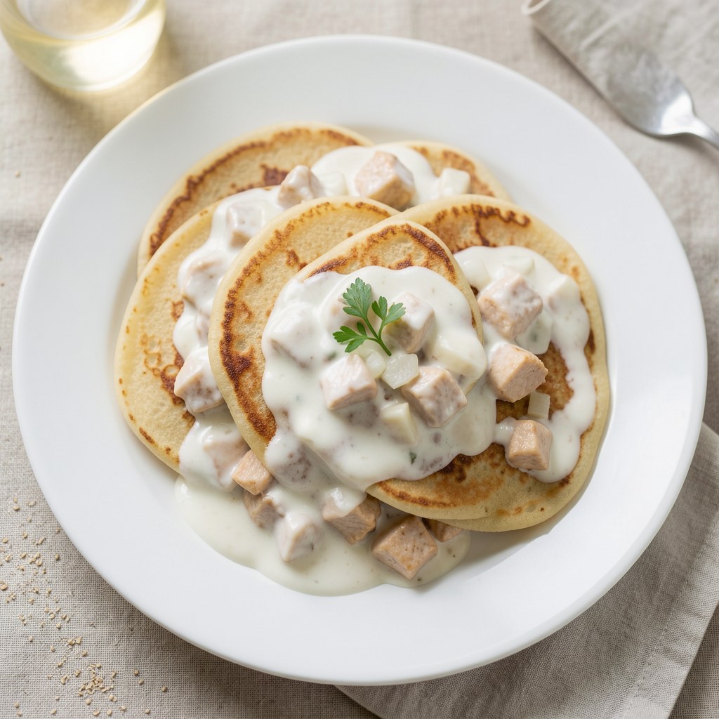 Naleśniki z nadzieniem z kurczaka