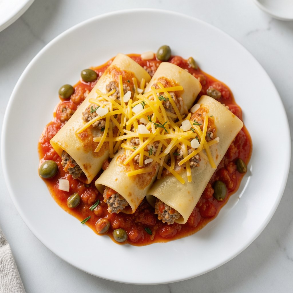 Cannelloni z mięsem mielonym
