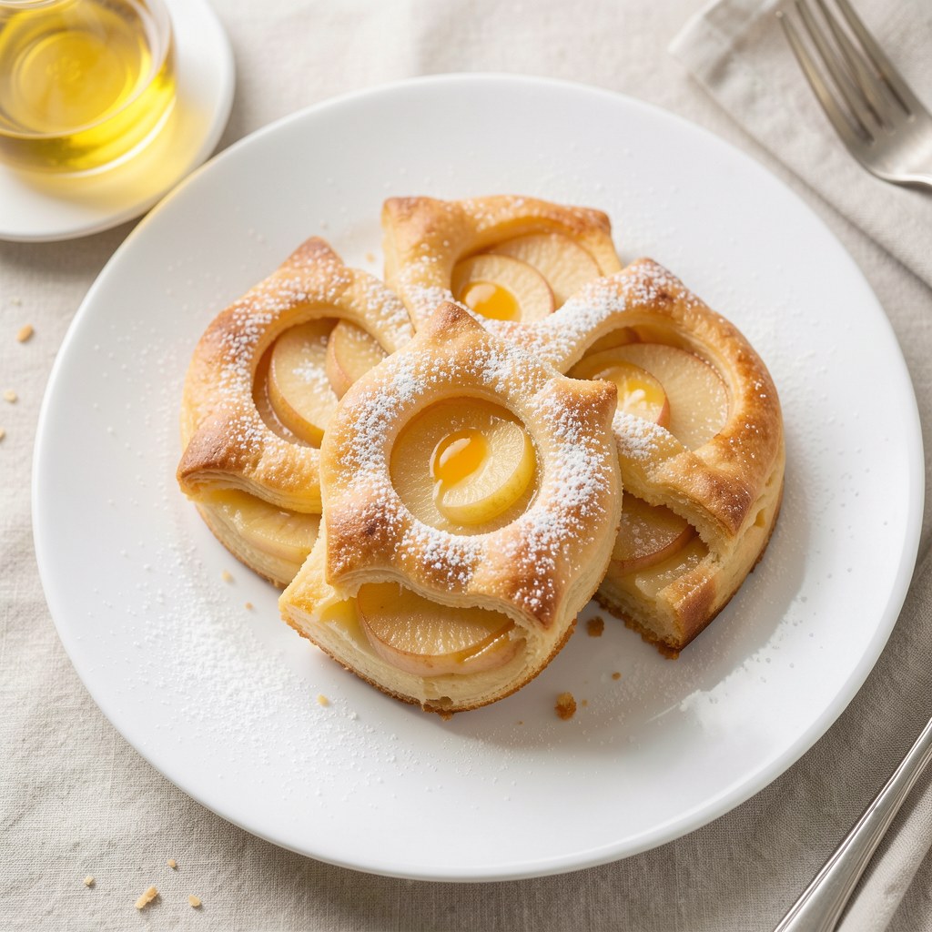 Jabłka smażone w cieście