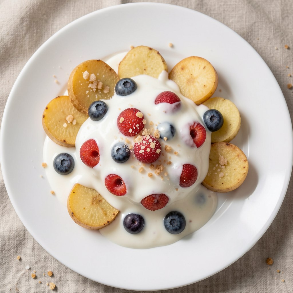 Poziomkowa z zsiadłym mlekiem