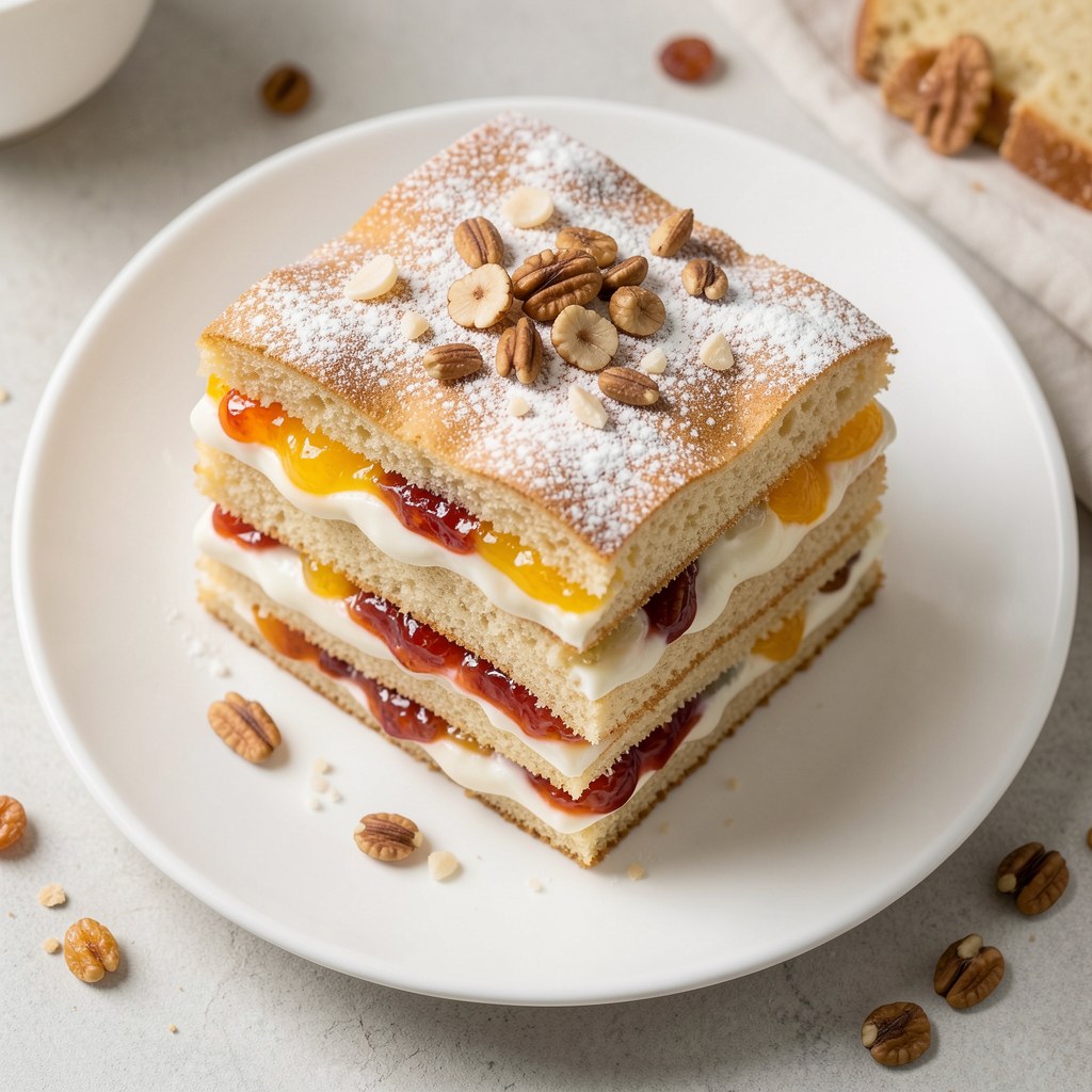 Ciasto z masą budyniową