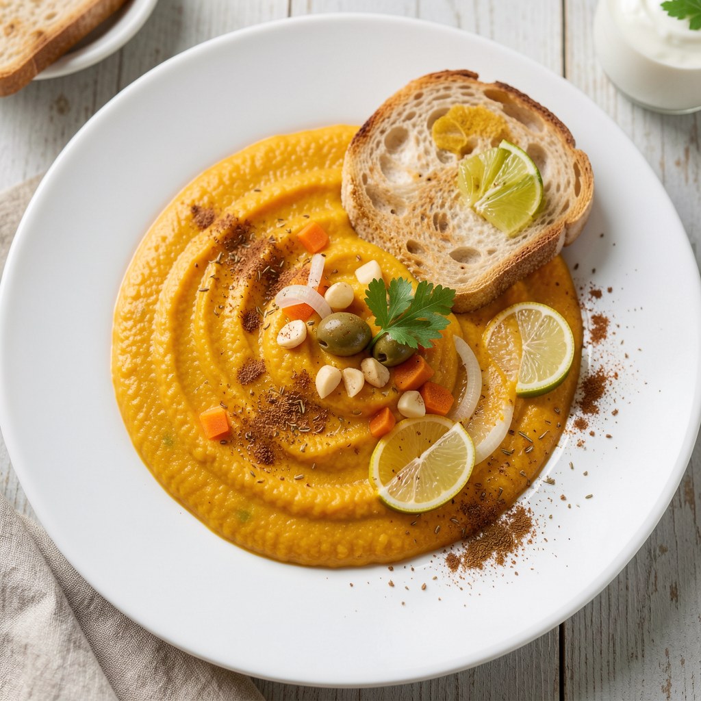 Pikantny krem marchewkowy