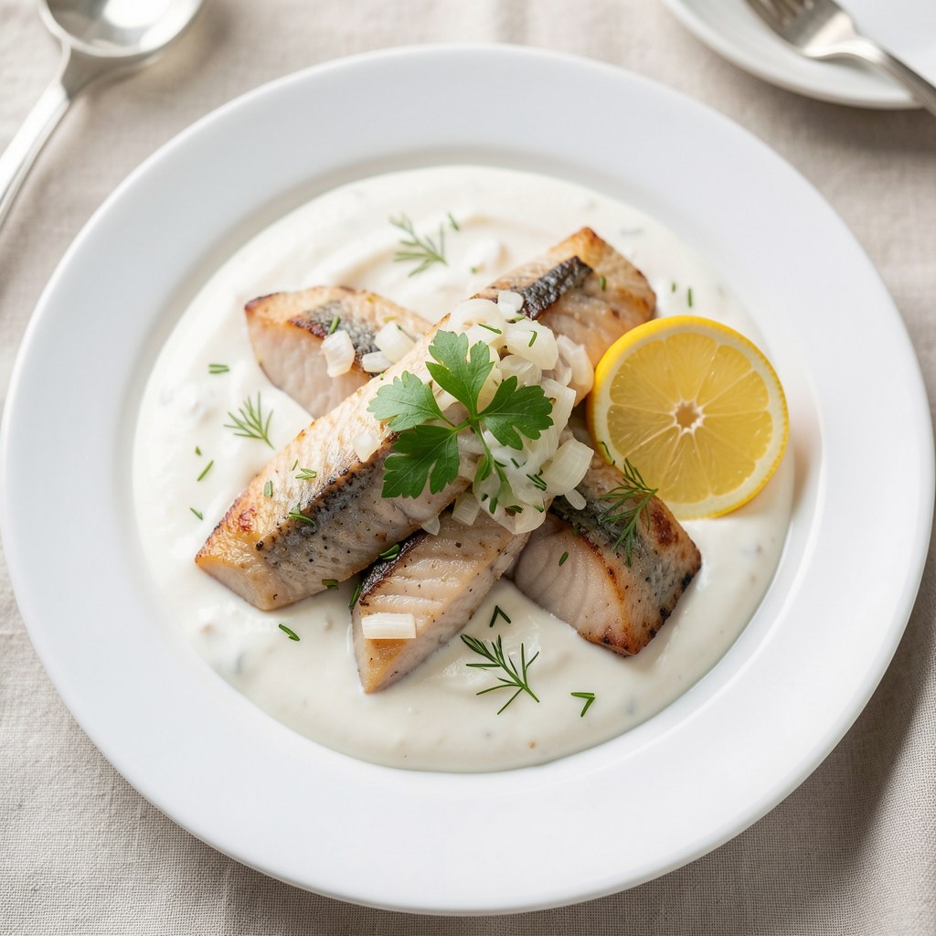 Śledziki ze śmietanką