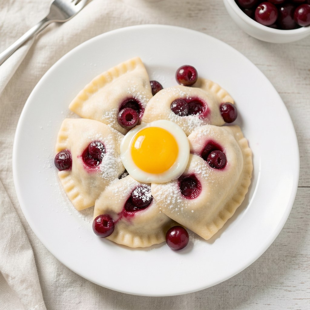 Pierogi z czereśniami