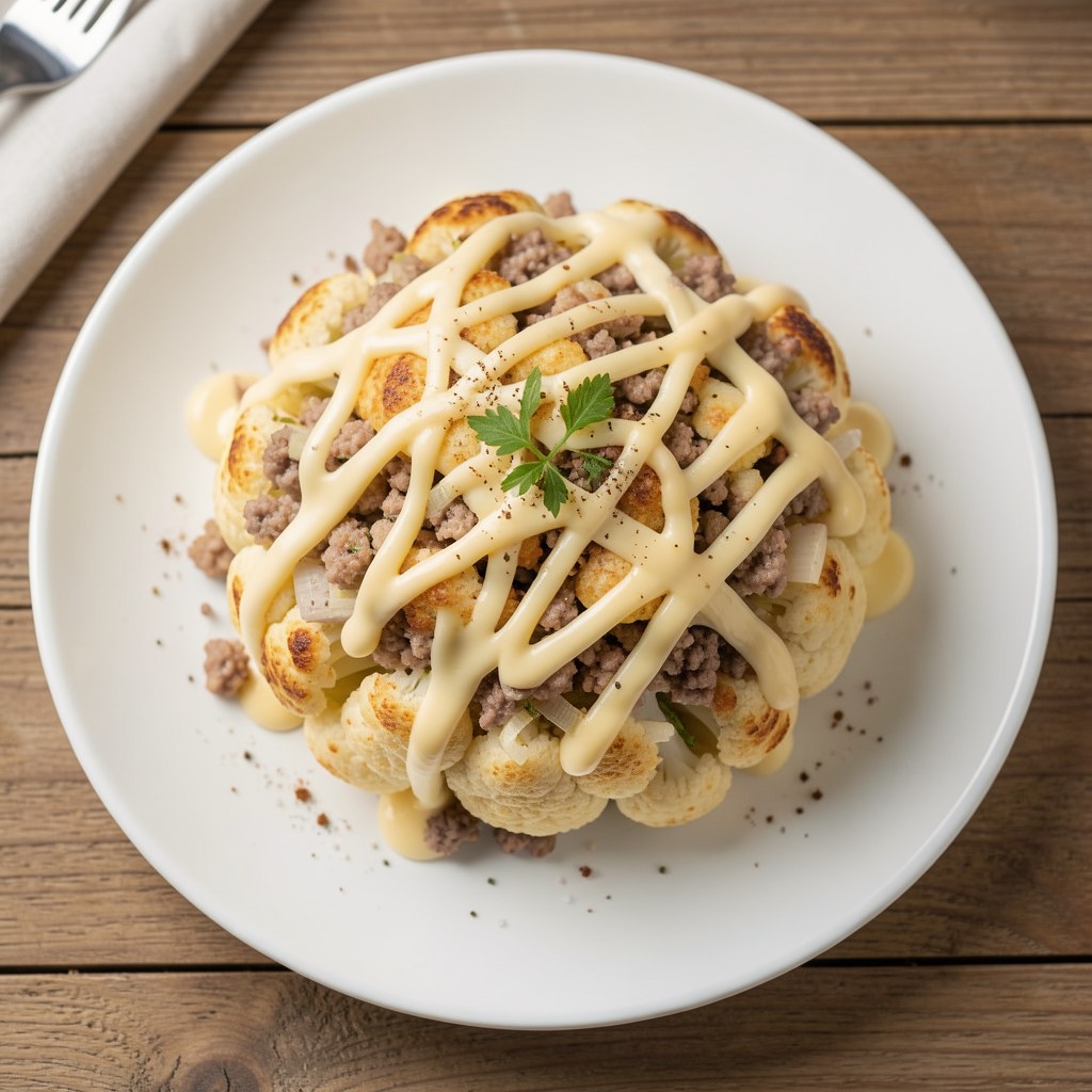 Faszerowany kalafior