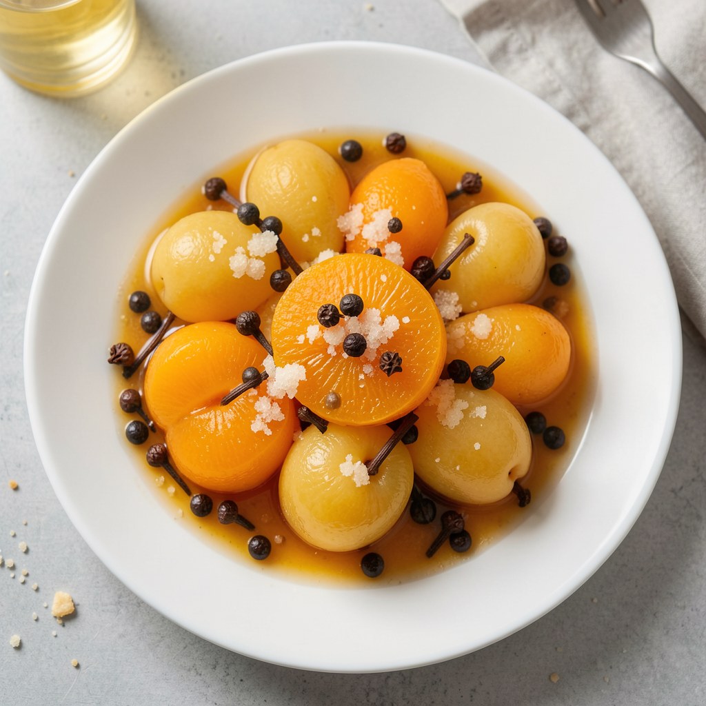 Marynowane gruszki z dynią