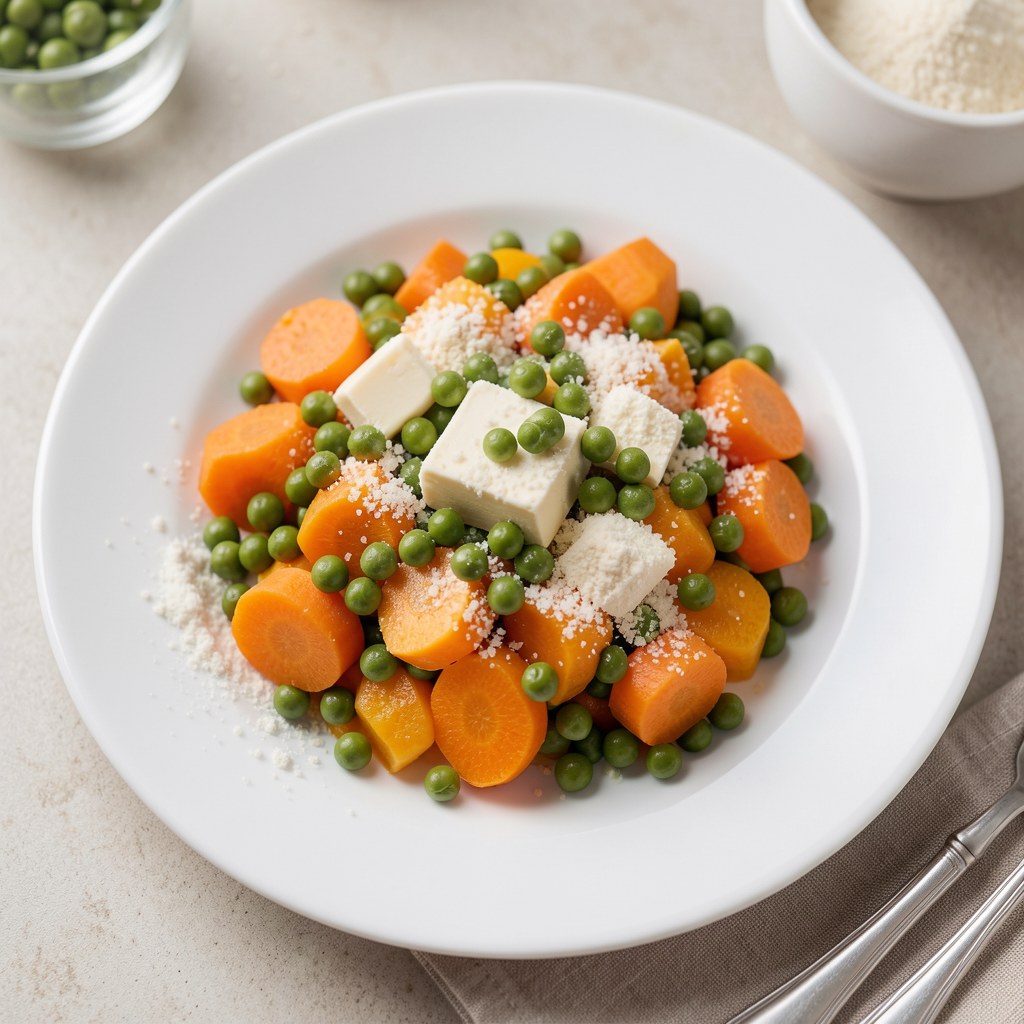 Marchewka z groszkiem