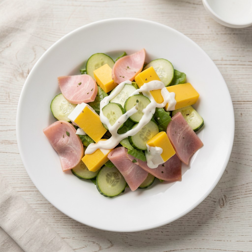 Sałatka z szynką