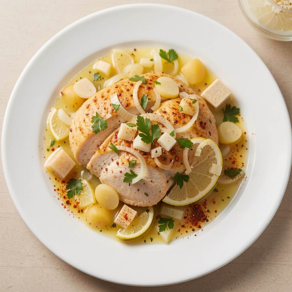 Kurczak w sosie cytrynowym