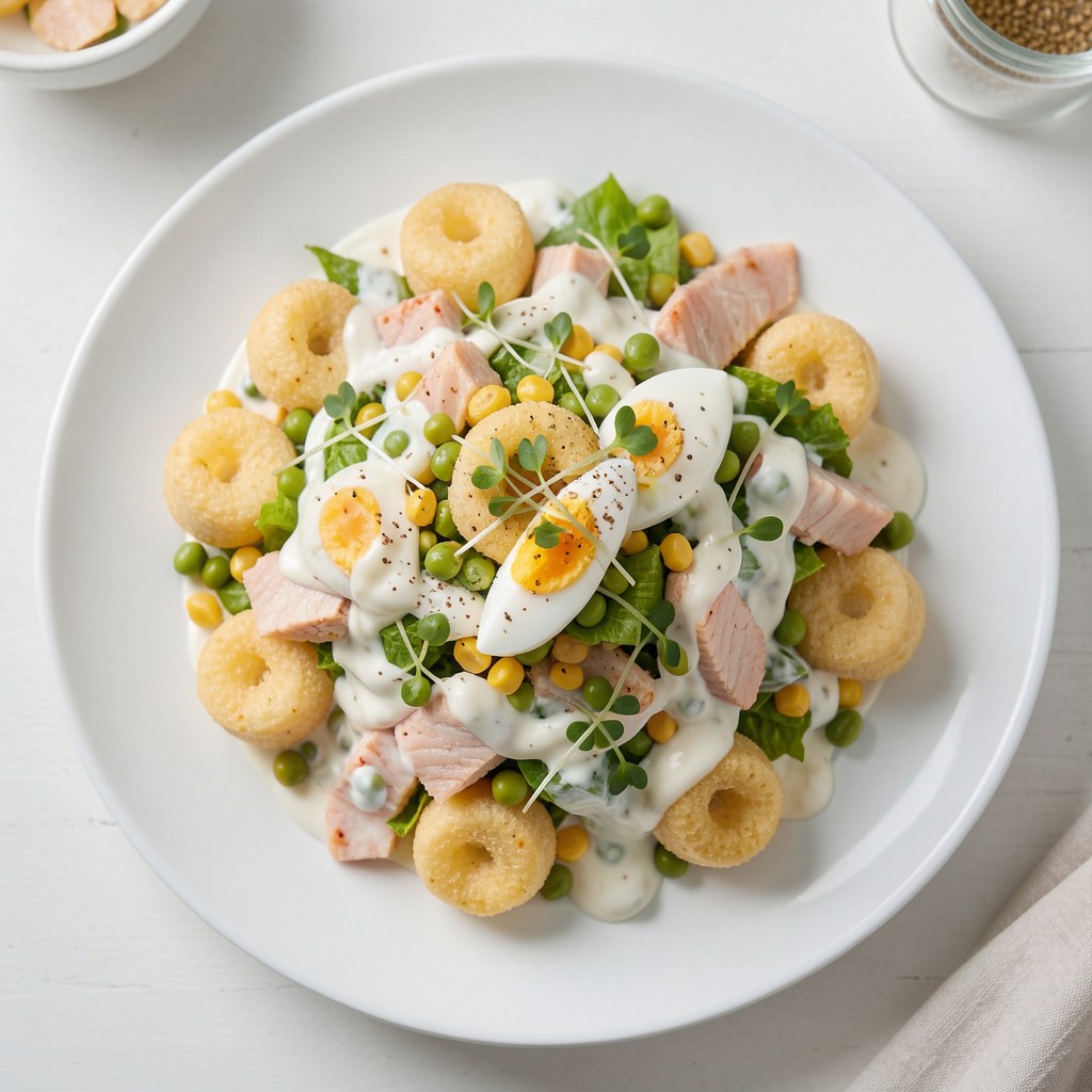 Sałatka z paluszków krabowych