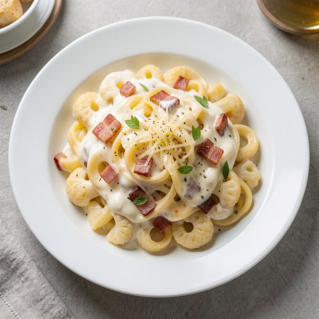 Kalafior Carbonara