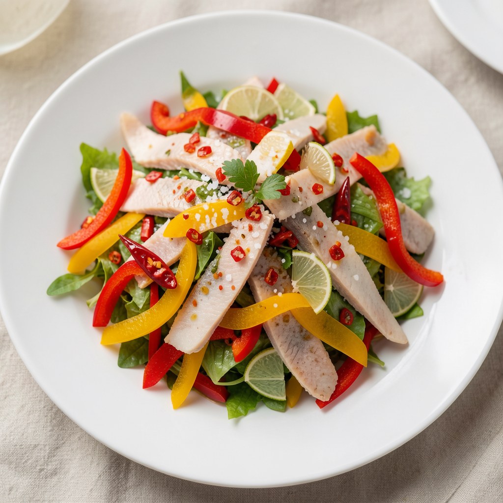 Pikantna sałatka z roszponką