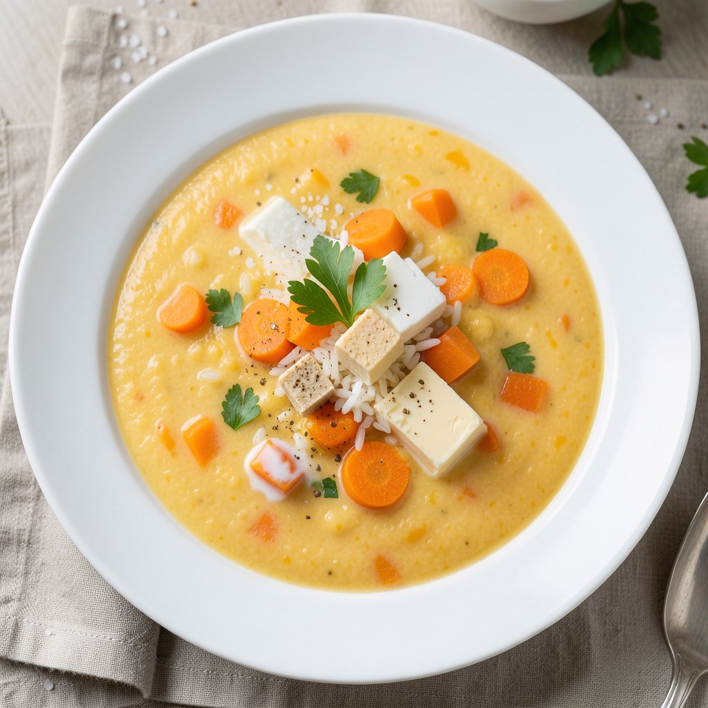 Zupa marchewkowa z pomarańczą