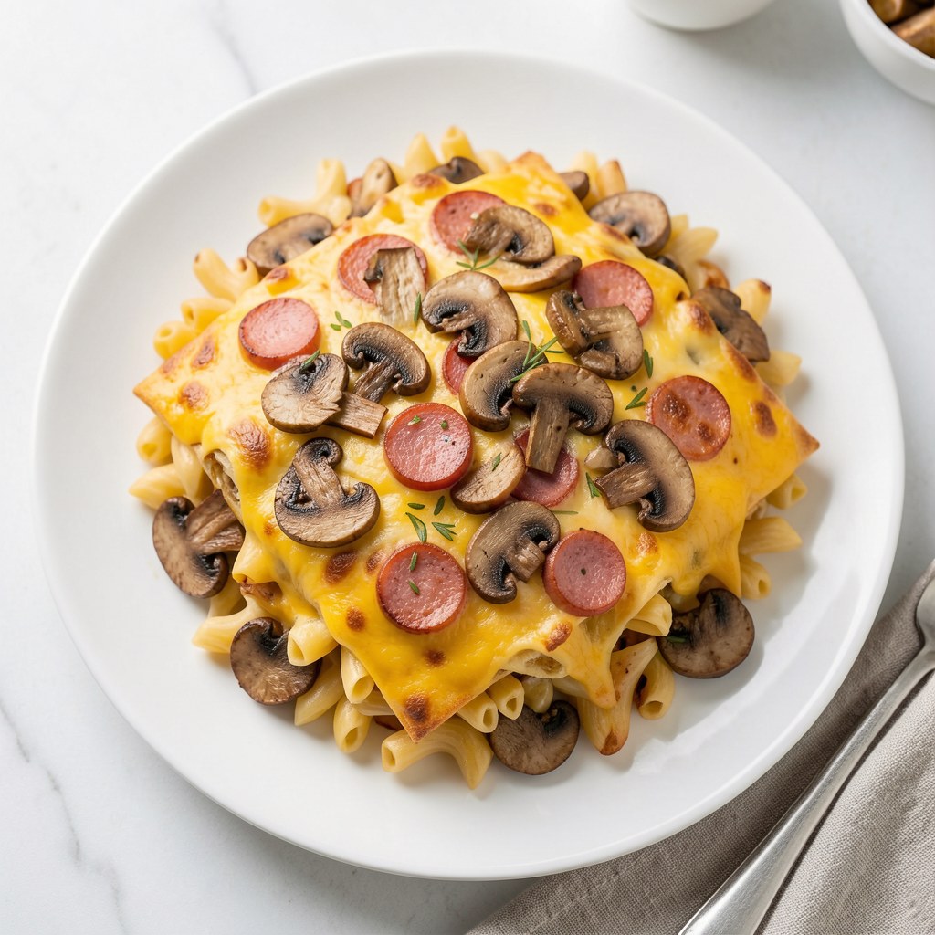 Zapiekanka z grzybami