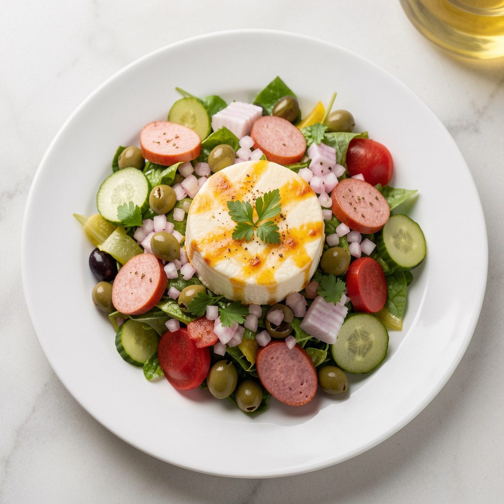 Sałatka z serem raclette