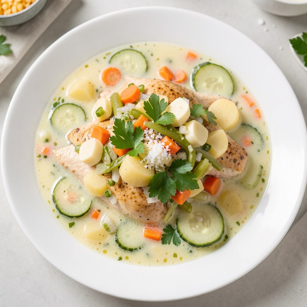 Zupa ogórkowa na udkach