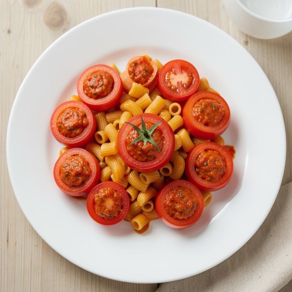 Pomidory faszerowane pastą z papryki