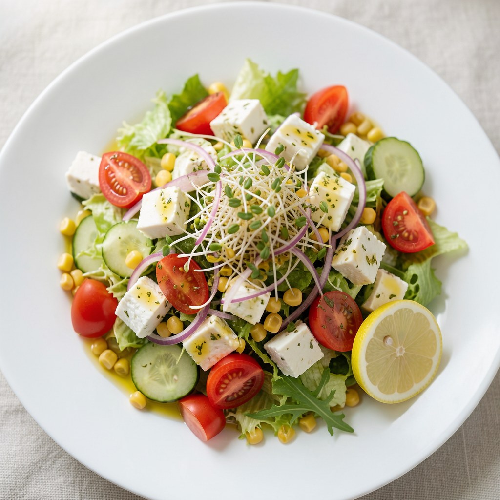 Sałata lodowa z fetą