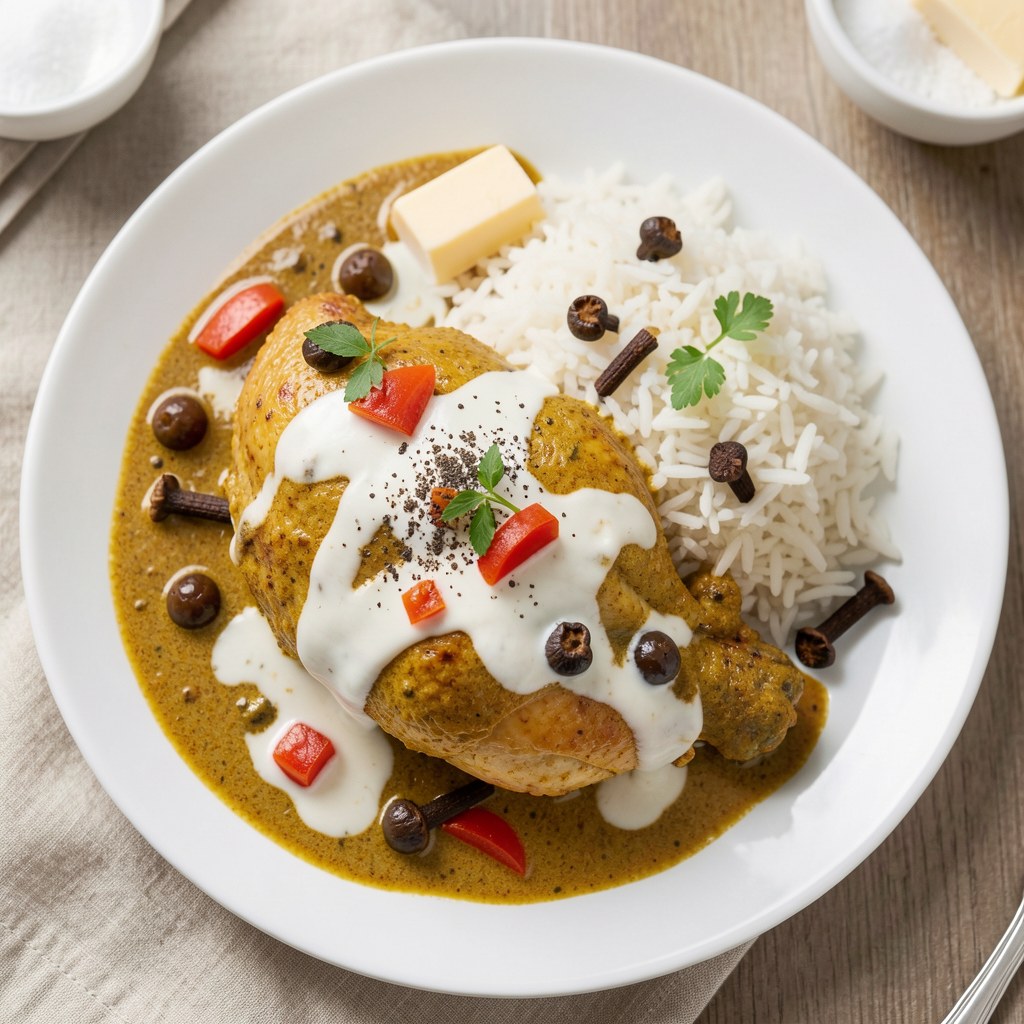 Kurczak Curry z ryżem